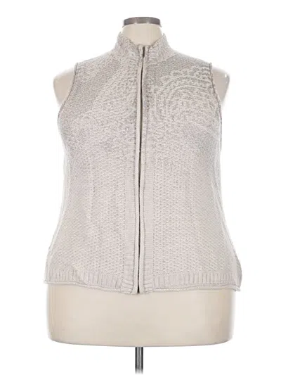 Pre-owned Coldwater Creek Vest In Gray