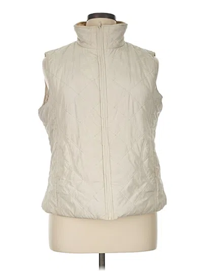 Pre-owned Coldwater Creek Vest In Ivory
