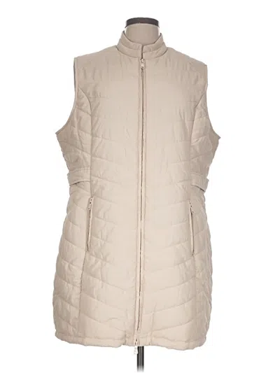 Pre-owned Coldwater Creek Vest In Ivory