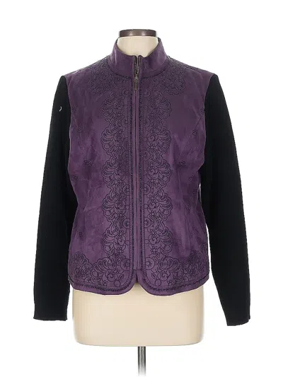 Pre-owned Coldwater Creek Vest In Purple