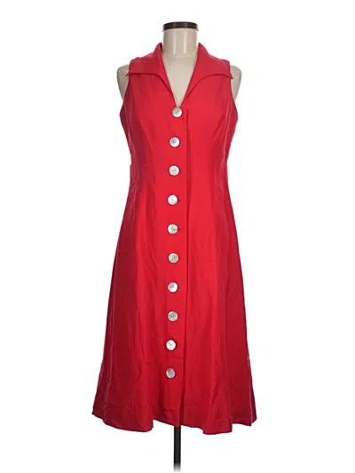 Pre-owned Coldwater Creek Vest In Red