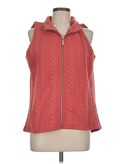 Pre-owned Coldwater Creek Vest In Red