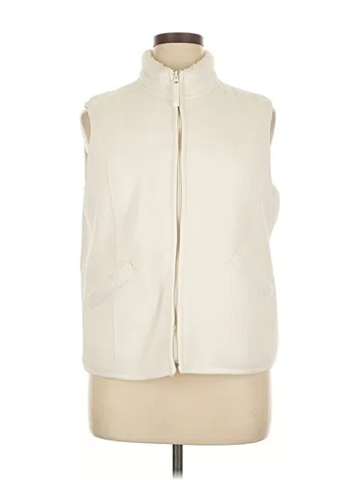 Pre-owned Coldwater Creek Vest In White
