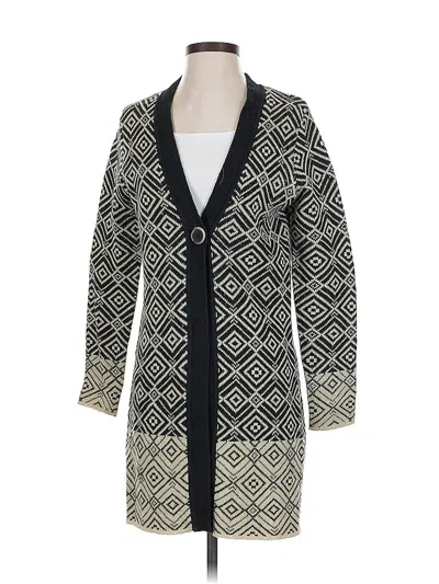 Pre-owned Coldwater Creek Wool Cardigan Sweater In Tan
