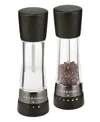Cole & Mason 2 Piece Salt And Pepper Mill Derwent Wood Gift Set In Black