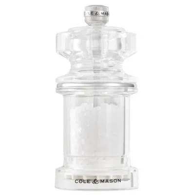 Cole & Mason 675 Acrylic Salt Mill In Clear