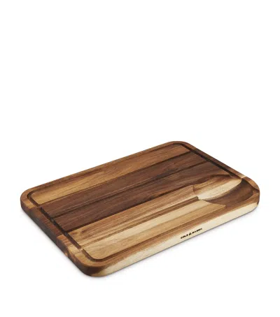 Cole & Mason Acacia Berden Carving Board In Brown