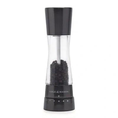 Cole & Mason Derwent Gun Metal Pepper Grinder In Silver