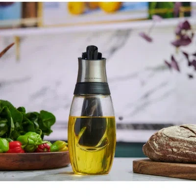 Cole & Mason Duo Oil & Vinegar Dispenser 15.5 Oz. In White