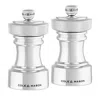 Cole & Mason Silver-plated Hoxton Salt And Pepper Mills Gift Set In Silver