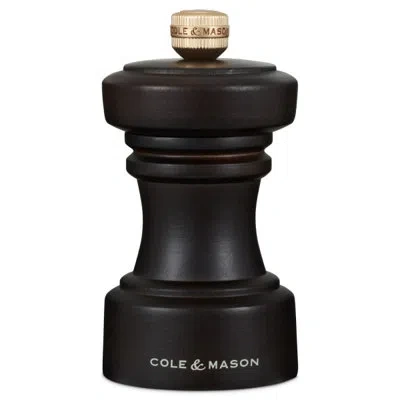 Cole & Mason Hoxton Wood Pepper Mill In Chocolate