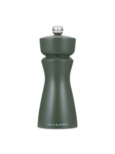 Cole & Mason Kenton Salt And Pepper Mill In Green