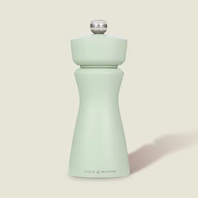 Cole & Mason Kenton Salt & Pepper Mill In Blue Salt In Sage
