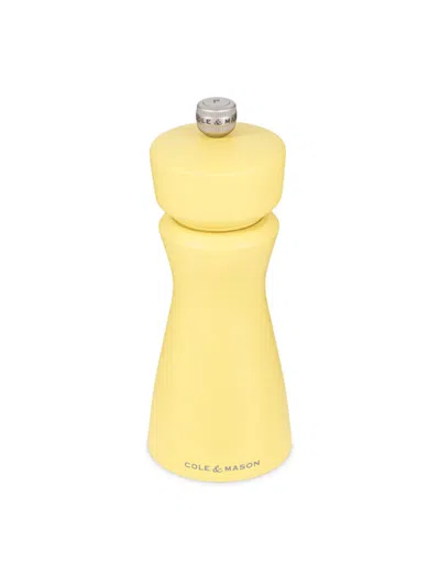 Cole & Mason Kenton Salt And Pepper Mill In Yellow
