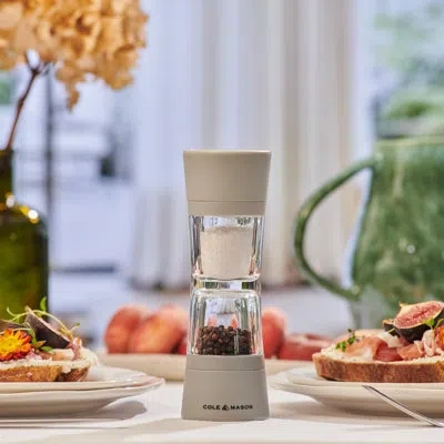 Cole & Mason Lincoln Grey Duo Salt & Pepper Mill 7.5" In Neutral