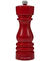 Cole & Mason London Classic Beech Wood 7" Pepper Mill In Red