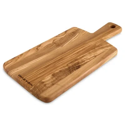 Cole & Mason Portobello Olive Wood Board Small 16.5" X 8.2" In Brown