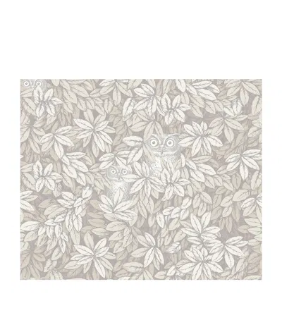 Cole & Son X Fornasetti Foglie E Civette Wallpaper Roll In White