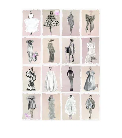 Cole & Son X Harrods Interior Design 175 Anniversary Edition Couture Carousel Wallpaper - Blush Pear In Pink