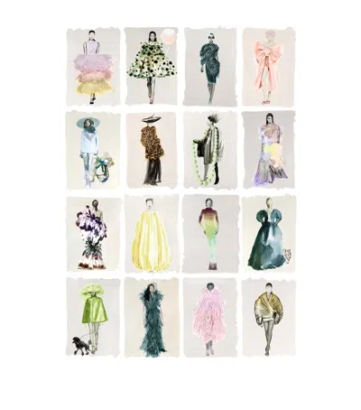 Cole & Son X Harrods Interior Design 175 Anniversary Edition Couture Carousel Wallpaper - Pastel Pea In Multi