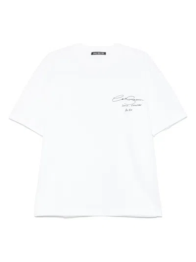 Cole Buxton Cb Singature T-shirt In White