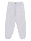 Cole Buxton Logo-print Cotton Sweatpants In Gray