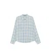 Cole Buxton Check-pattern Stud-embellished Shirt In Multi