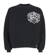 Cole Buxton Collegiate Crest Sweatshirt In Black