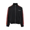 Cole Buxton Contrasting Band Track Jacket In Black