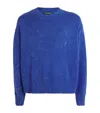 Cole Buxton Cotton Acid-wash Sweater