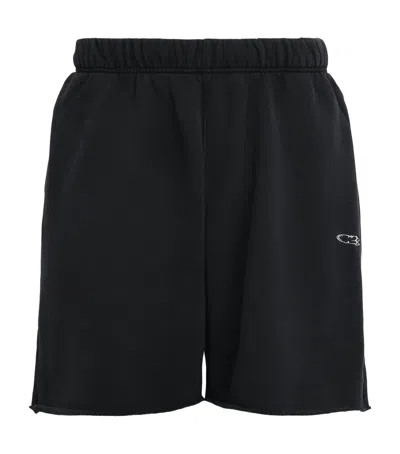 Cole Buxton Cotton Jersey Sweatshorts In Multi