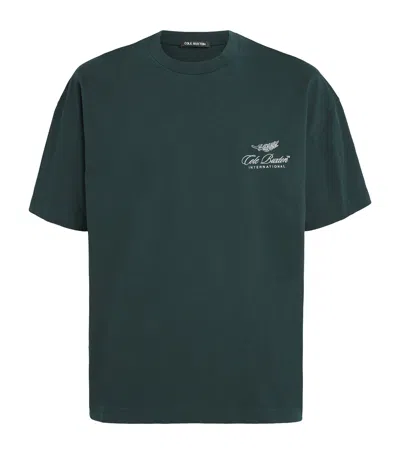 Cole Buxton Cotton Logo T-shirt In Green