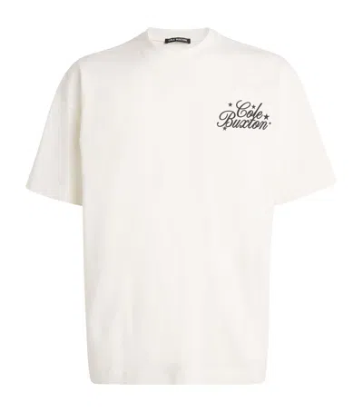 Cole Buxton Cotton Stars Serif Print T-shirt