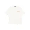 Cole Buxton Mens Vintage White Arc Logo-print Cotton T-shirt Xl