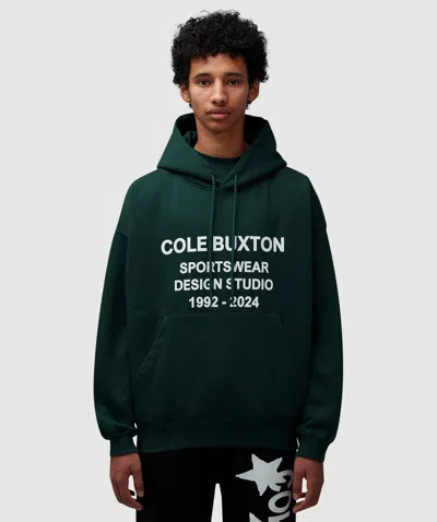 Cole Buxton Design Studio Hoodie In Forest Green