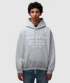 Cole Buxton Design Studio Hoodie In Light Grey Marl