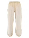 Cole Buxton Distressed Cuffed Joggers In Neutral