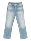 Cole Buxton Distressed Denim Jeans In Blue