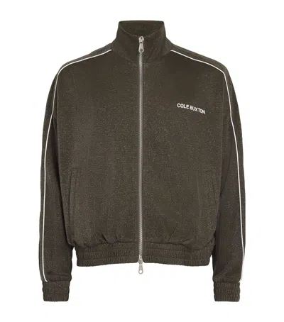 Cole Buxton Glitter Track Jacket In Brown