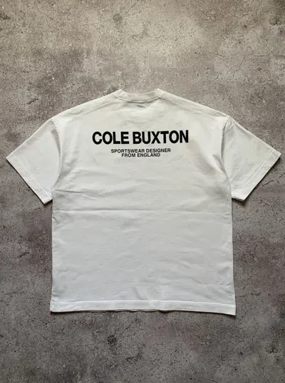 Pre-owned Cole Buxton Heavy Tee Size M In White