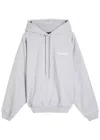 Cole Buxton Hooded Cotton Sweatshirt In Gray