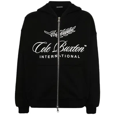Cole Buxton International Hooded Sweatshirt In Black