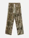 Cole Buxton Leopard Piped Track Pants