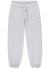 Cole Buxton Logo-print Cotton Sweatpants In Gray