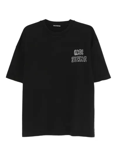 Cole Buxton Logo-print T-shirt In Black