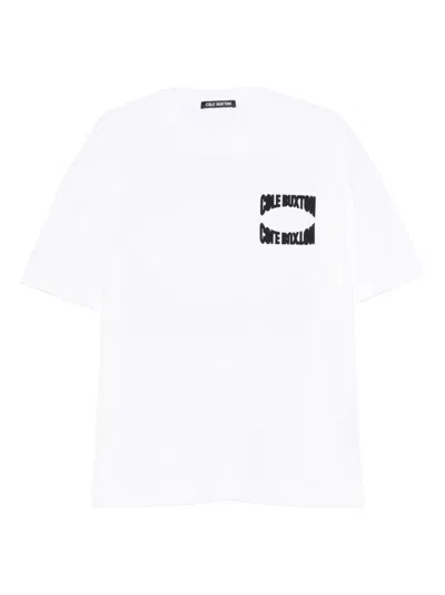 Cole Buxton Logo T-shirt In White