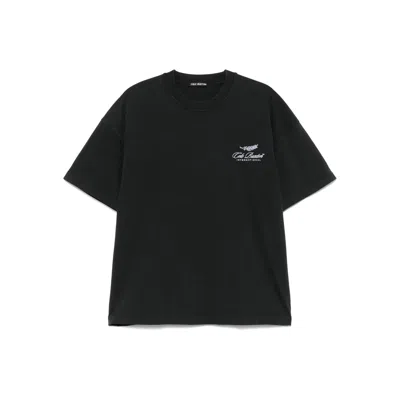 Cole Buxton Logo-embroidered T-shirt In Animal Print