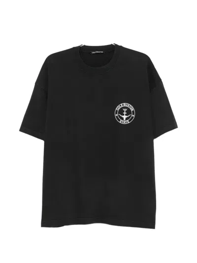 Cole Buxton Logo-print Cotton T-shirt In Black