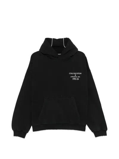 Cole Buxton Logo-print Hoodie In Black
