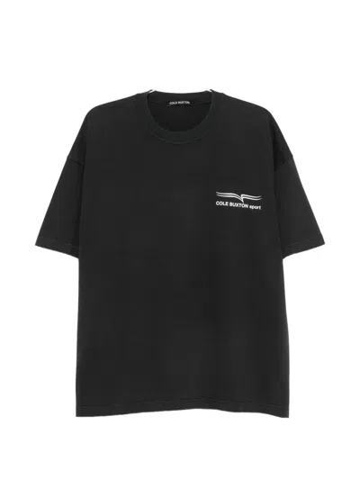 Cole Buxton Logo-print Short-sleeve T-shirt In Black